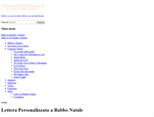 Tablet Screenshot of letteradababbonatale.com